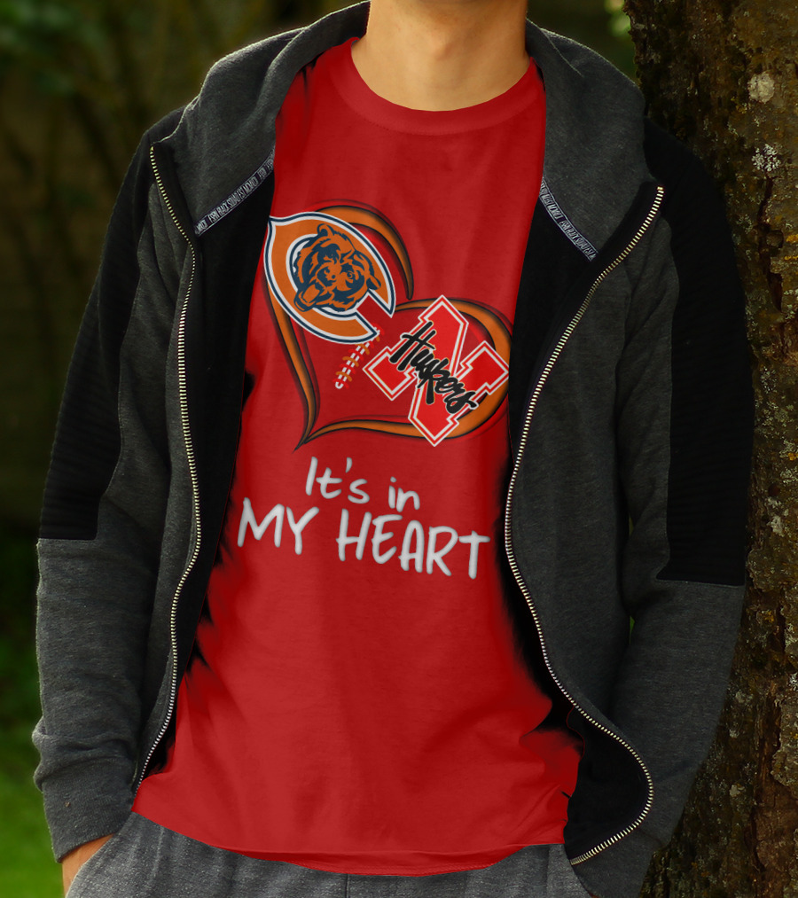 Bears Huskers It's In My Heart T-Shirt