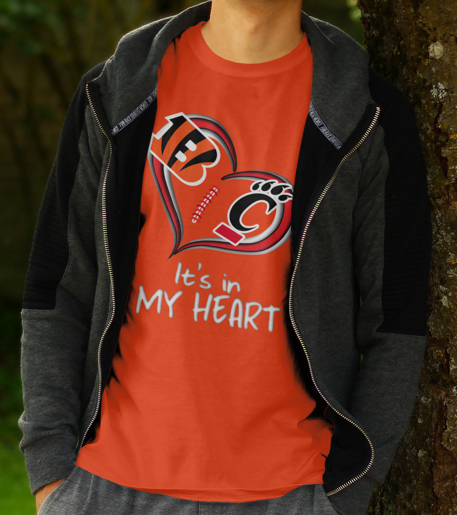 Bengals Bearcats It's In My Heart T-Shirt