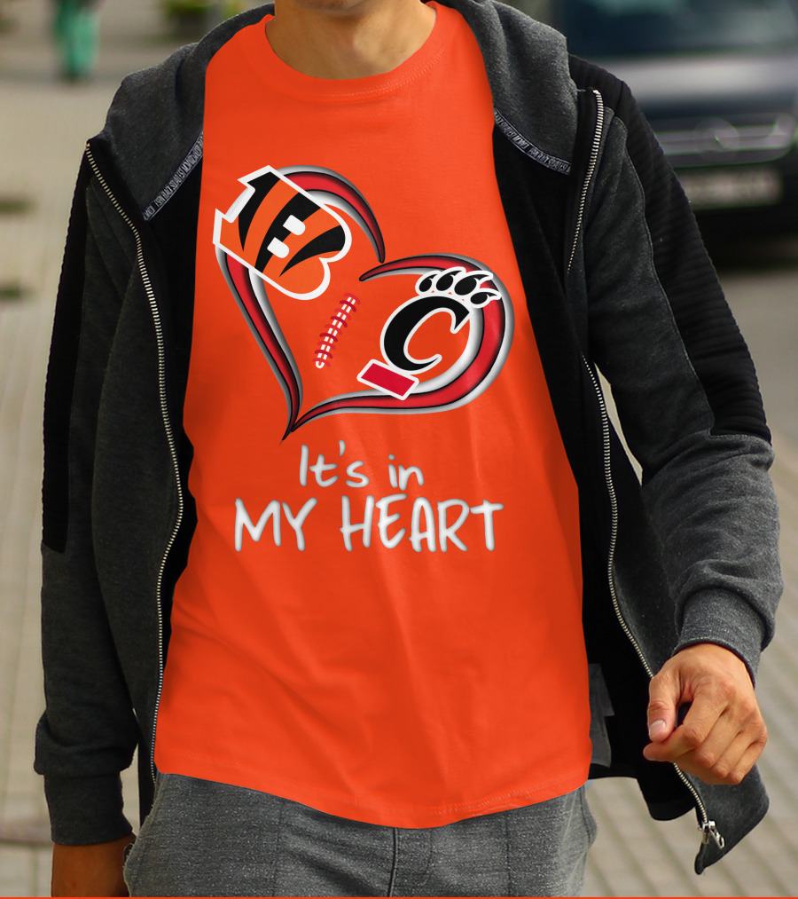 Bengals Bearcats It's In My Heart T-Shirt