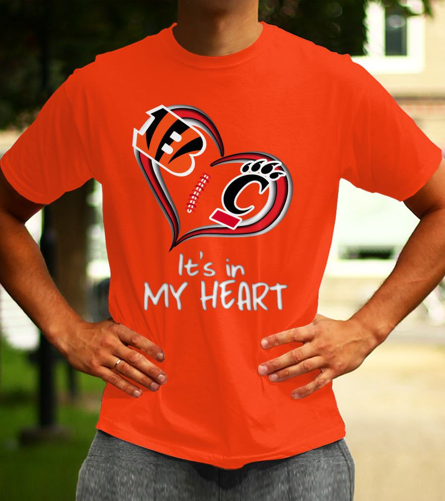 Bengals Bearcats It's In My Heart T-Shirt
