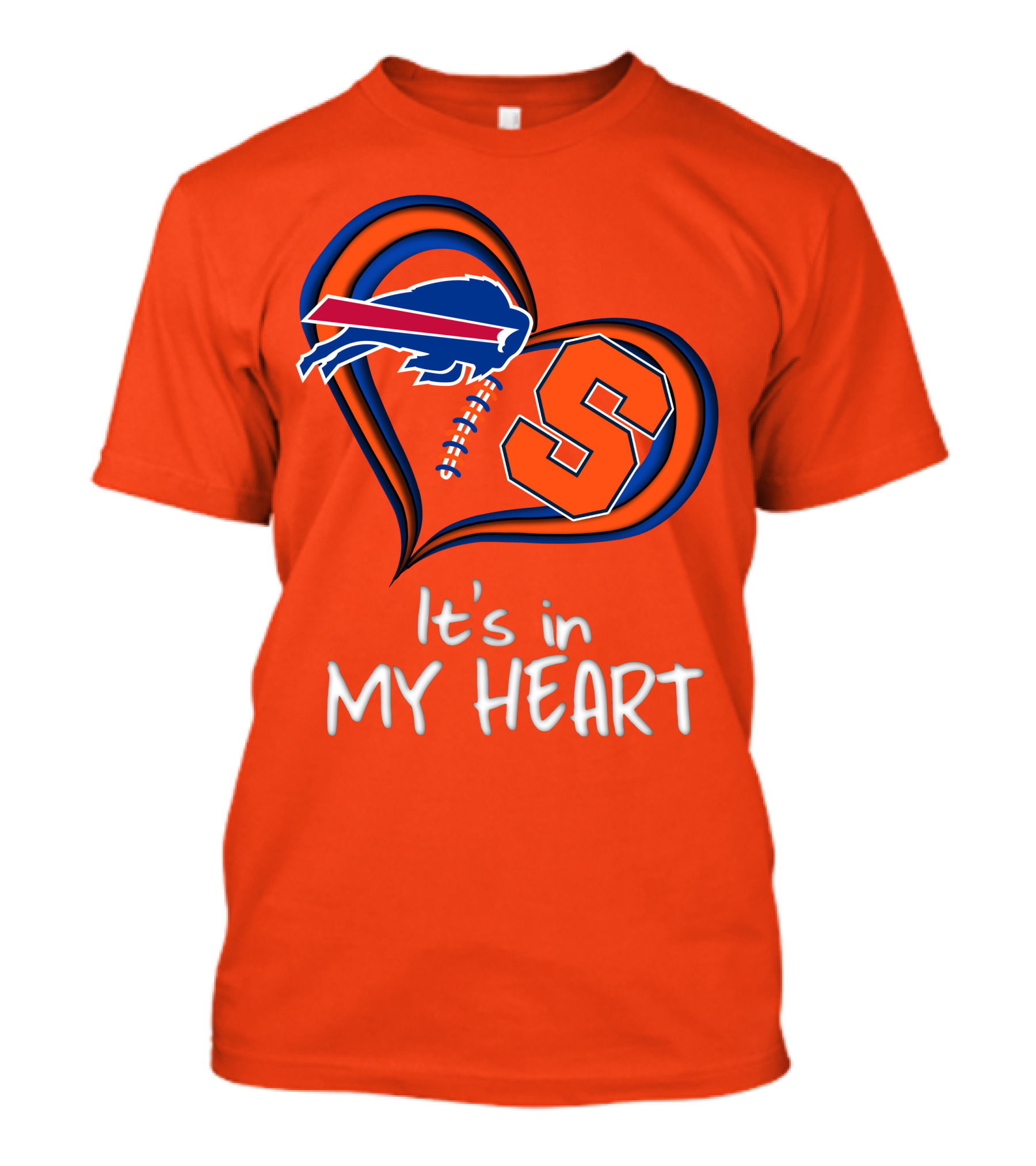 Buffalo Bills Syracuse It's In My Heart T-Shirt