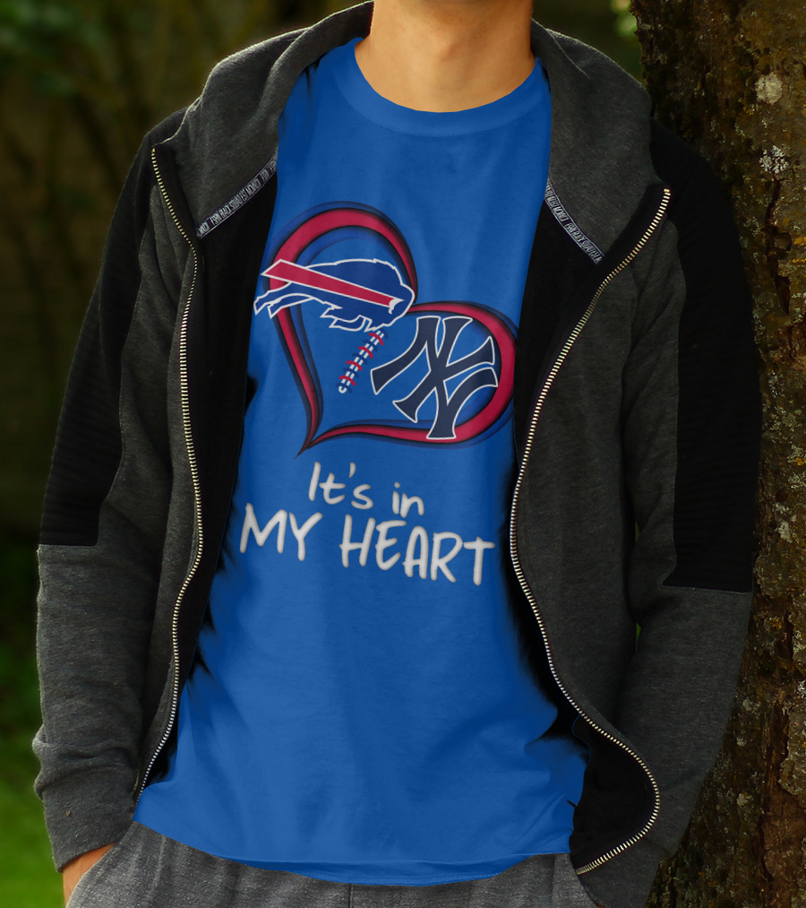 Buffalo Bills Yankees It's In My Heart T-Shirt