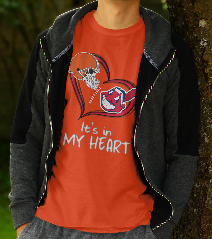 Browns Indians It's In My Heart T-Shirt