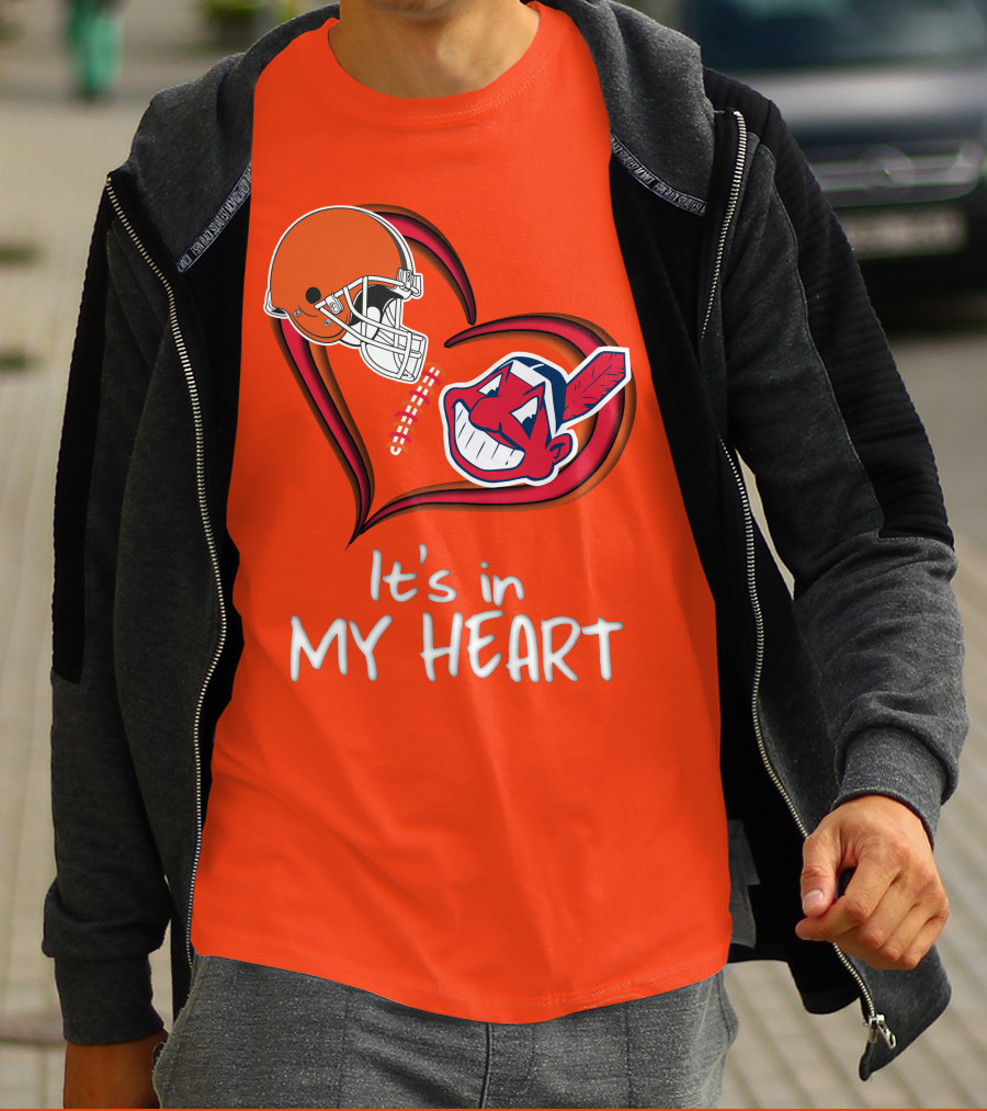 Browns Indians It's In My Heart T-Shirt
