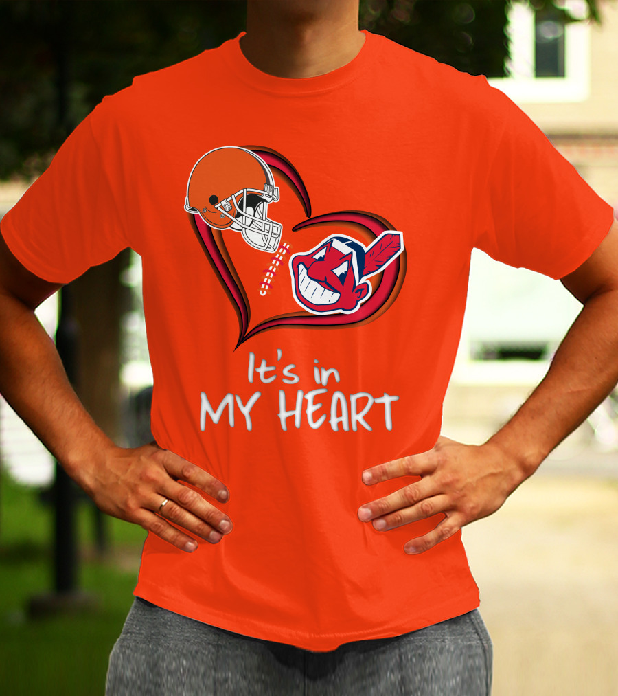 Browns Indians It's In My Heart T-Shirt