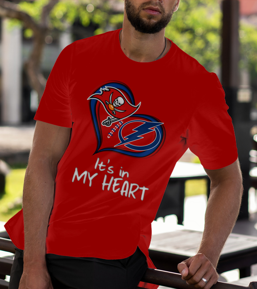 Buccaneers Lightning It's In My Heart T-Shirt