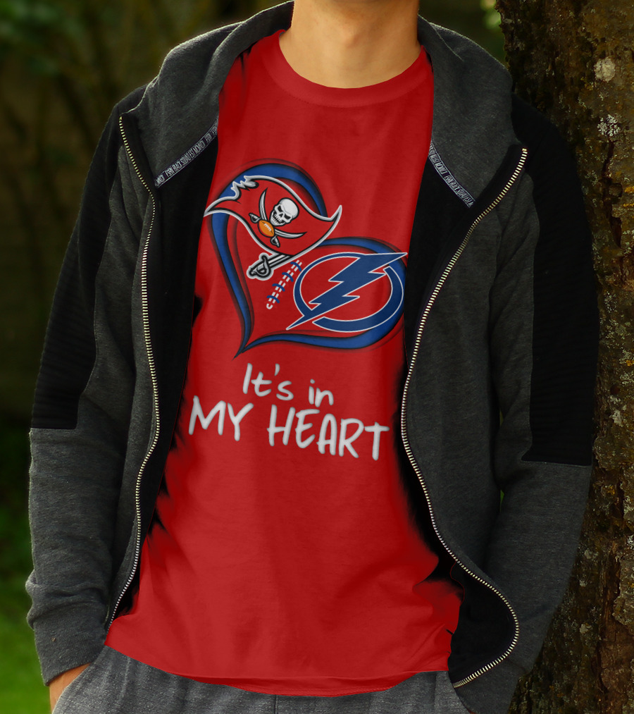 Buccaneers Lightning It's In My Heart T-Shirt