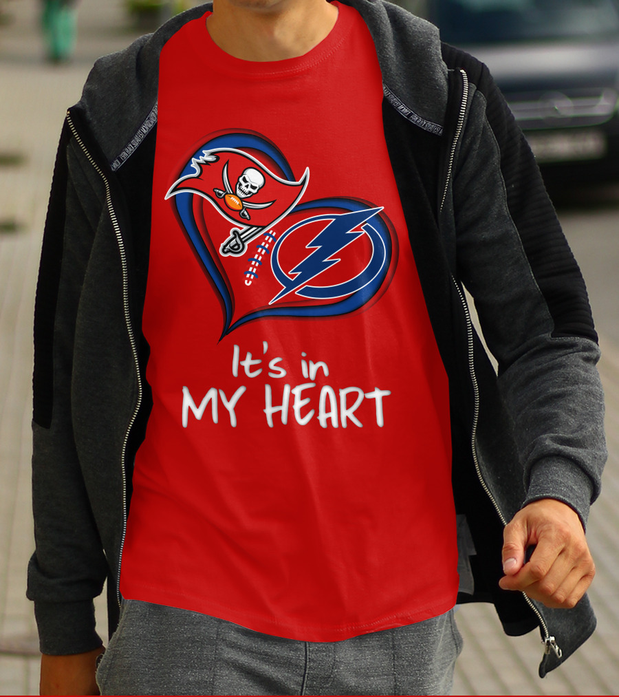 Buccaneers Lightning It's In My Heart T-Shirt