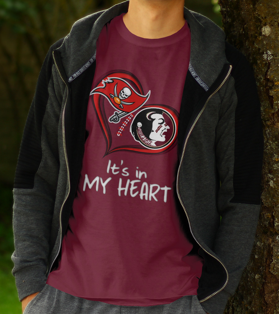 Buccaneers Seminoles It's In My Heart T-Shirt