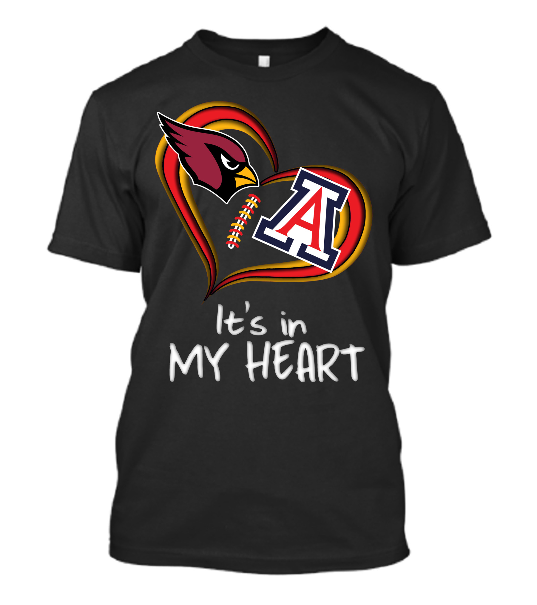 Cardinals Arizona A It's In My Heart T-Shirt