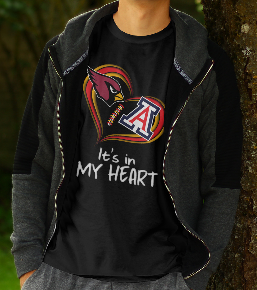 Cardinals Arizona A It's In My Heart T-Shirt