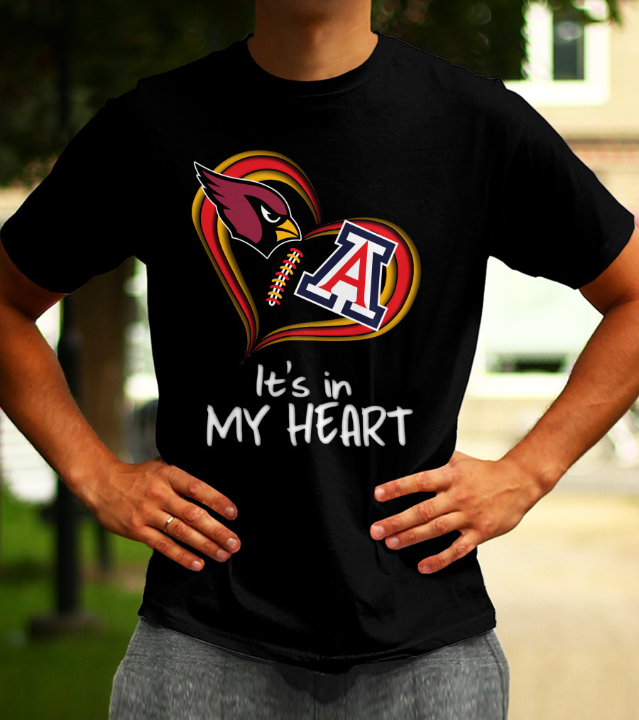 Cardinals Arizona A It's In My Heart T-Shirt