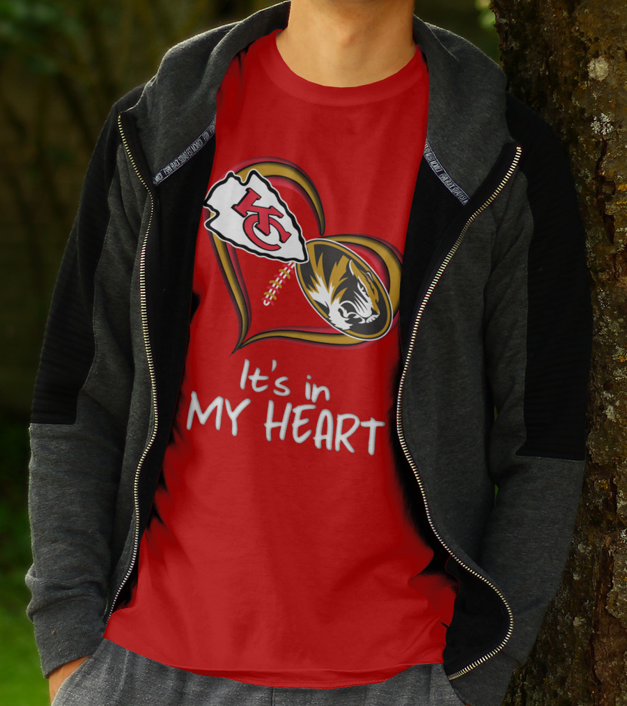 Chiefs Missouri Tigers It's In My Heart T-Shirt