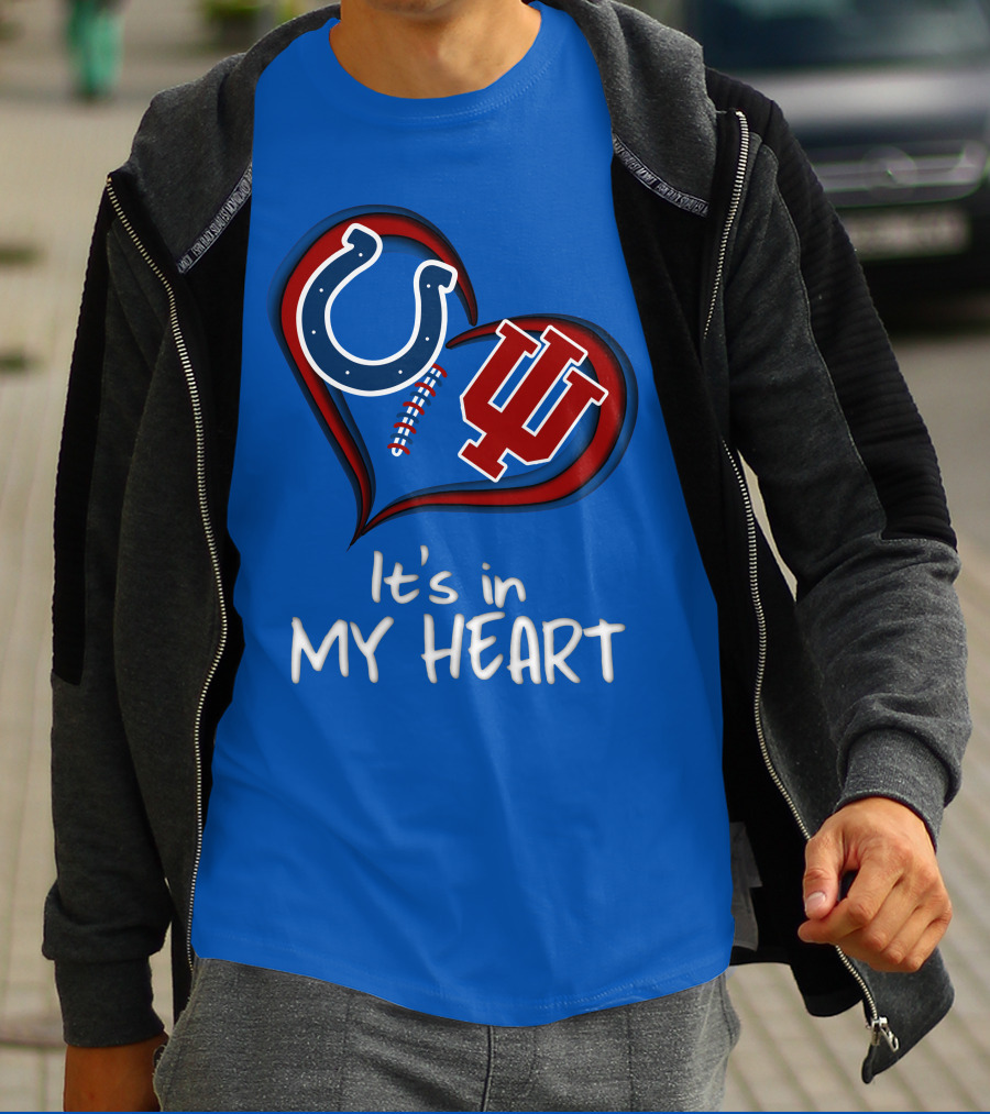 Colts Hoosiers It's In My Heart T-Shirt