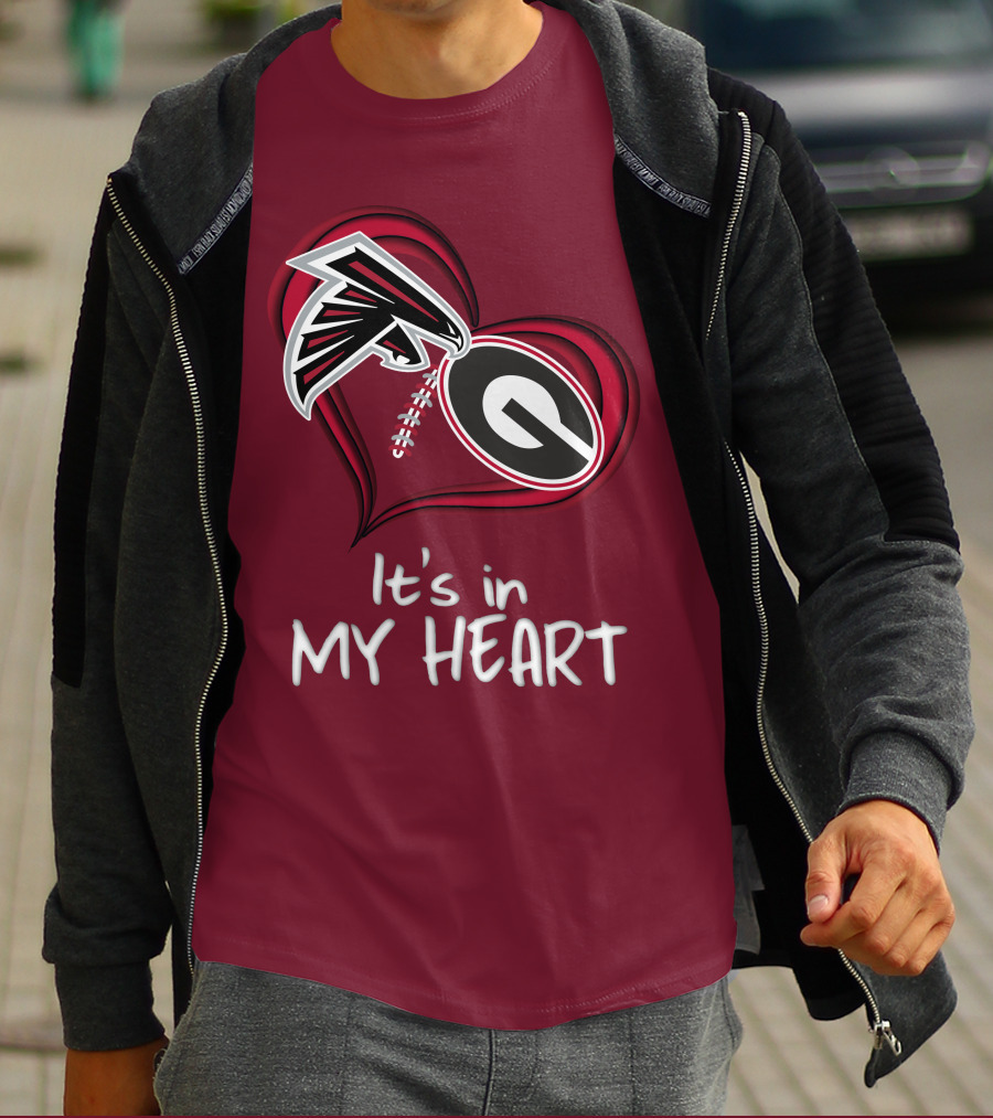 Falcons Bulldogs It's In My Heart T-Shirt
