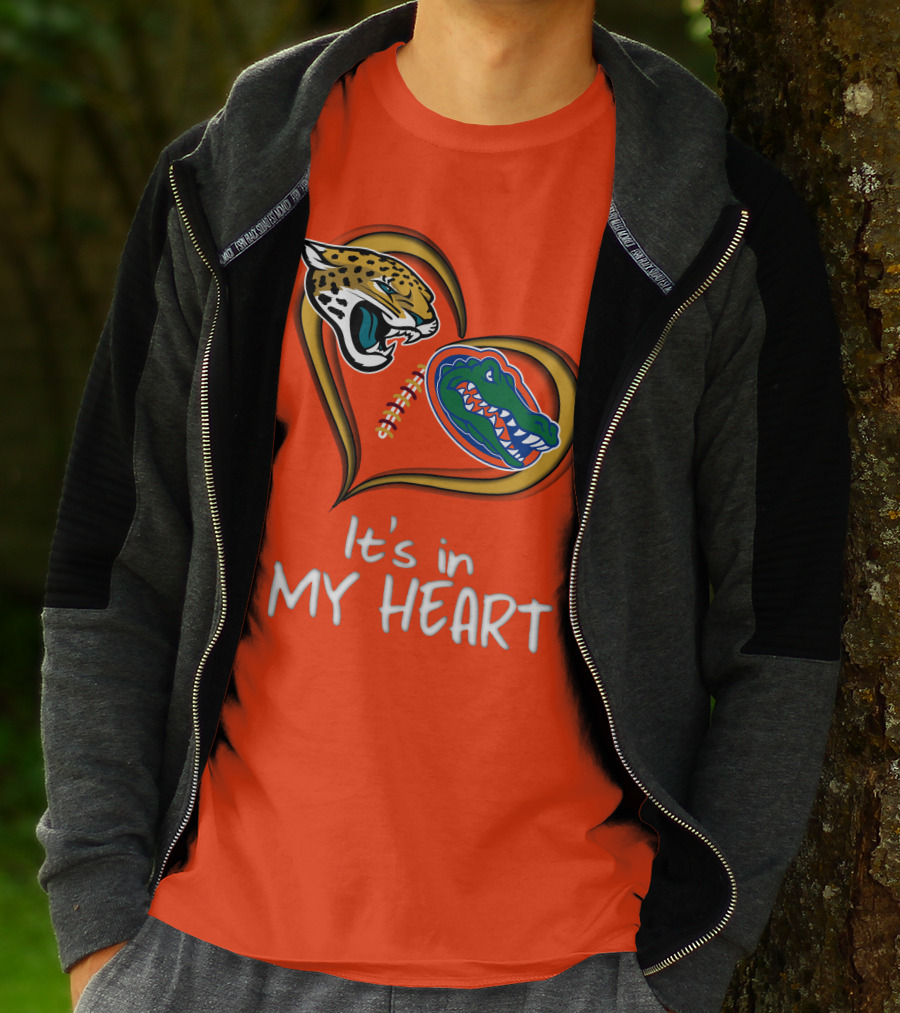 It's In My Heart Jaguars Gators T-Shirt