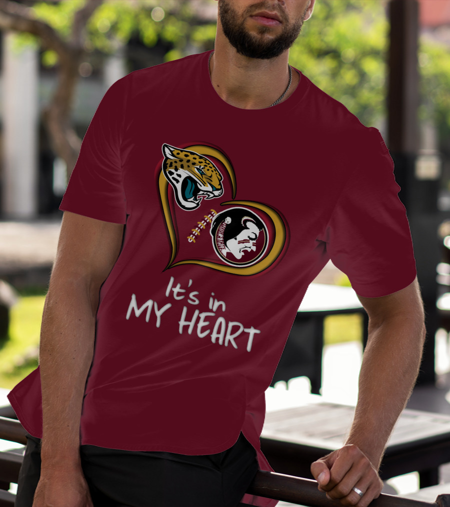 Jaguars Seminoles It's In My Heart T-Shirt