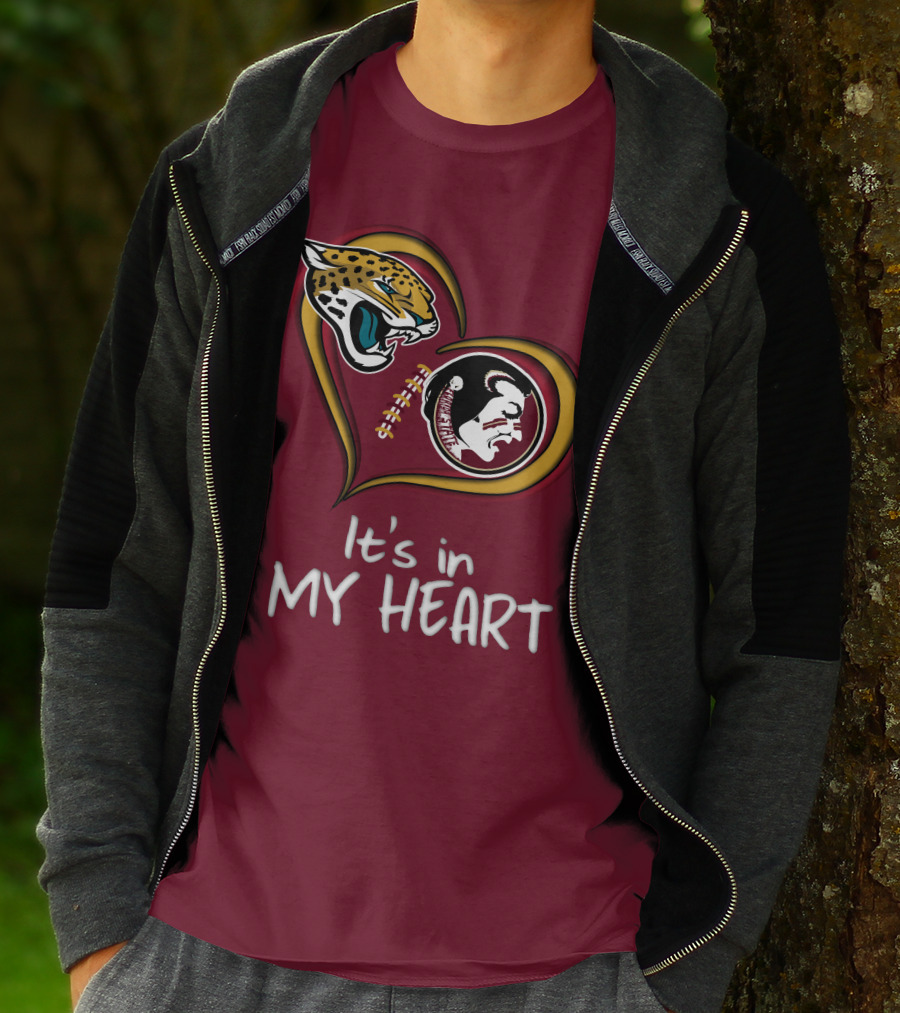 Jaguars Seminoles It's In My Heart T-Shirt
