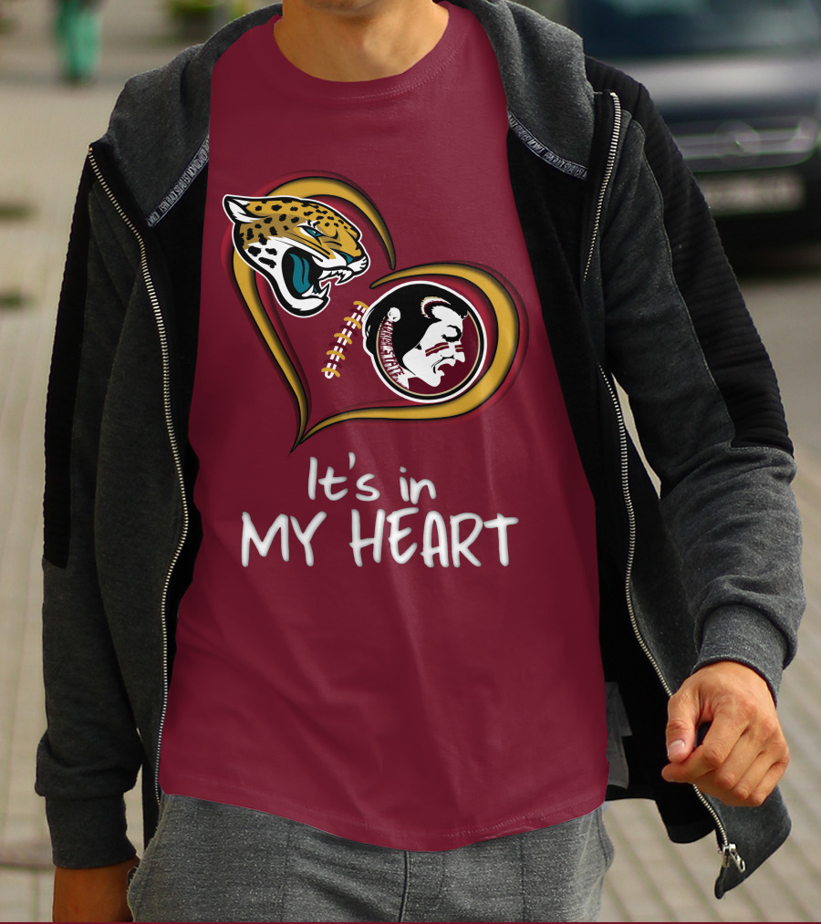 Jaguars Seminoles It's In My Heart T-Shirt
