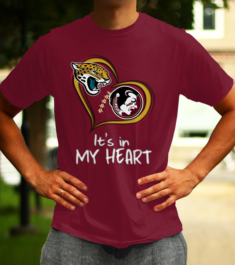 Jaguars Seminoles It's In My Heart T-Shirt