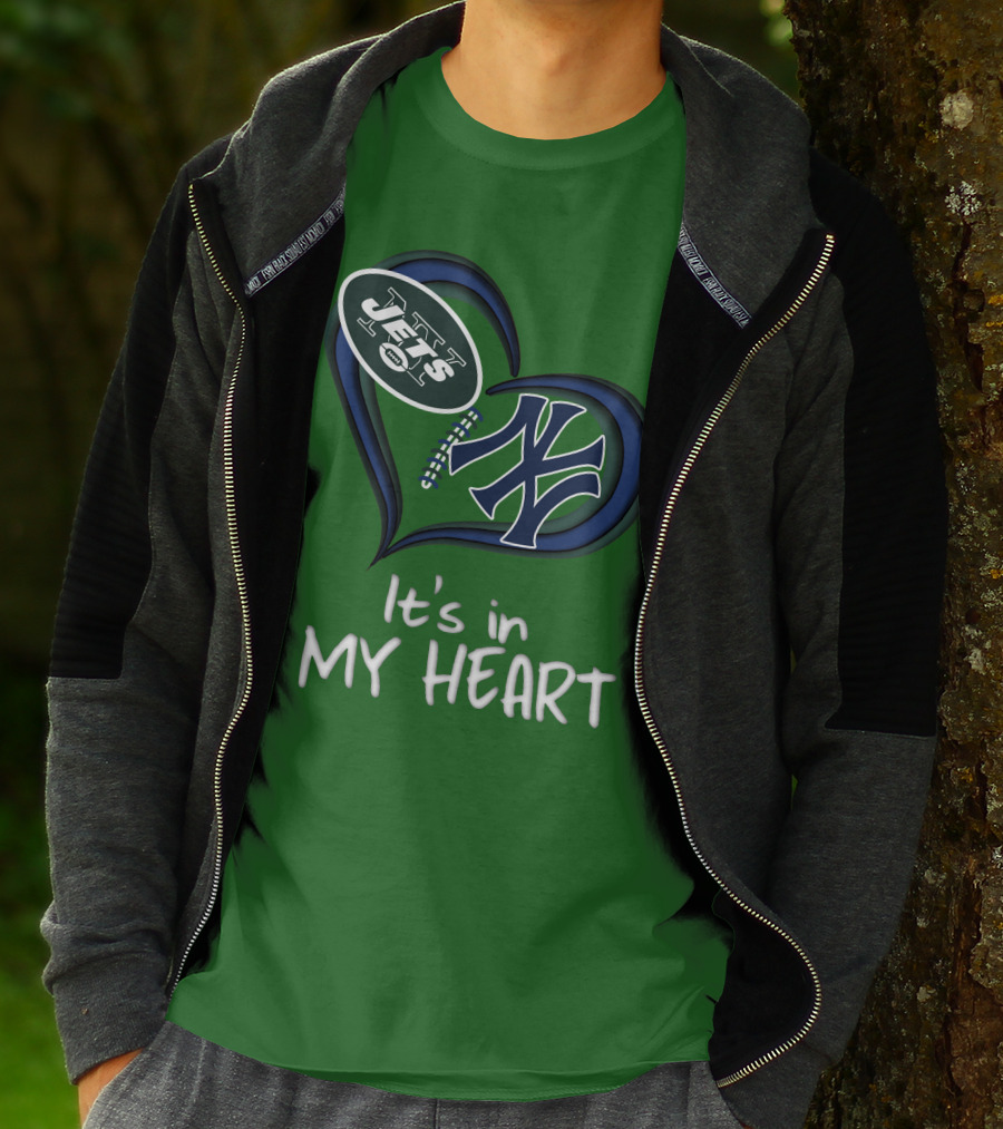 Jets Yankees It's In My Heart T-Shirt