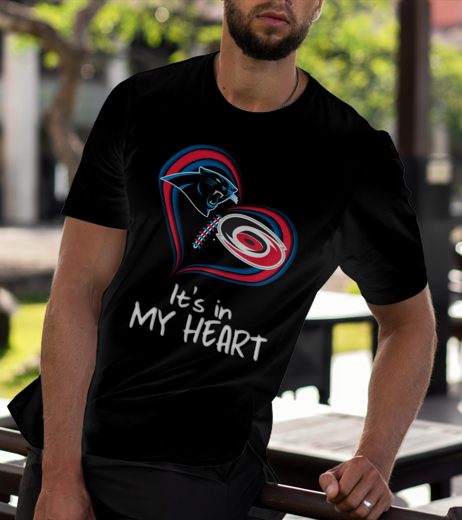 Panthers Hurricanes It's In My Heart T-Shirt