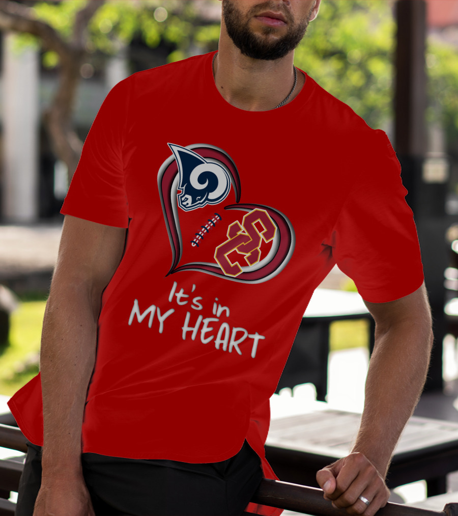 Rams Trojans It's In My Heart T-Shirt