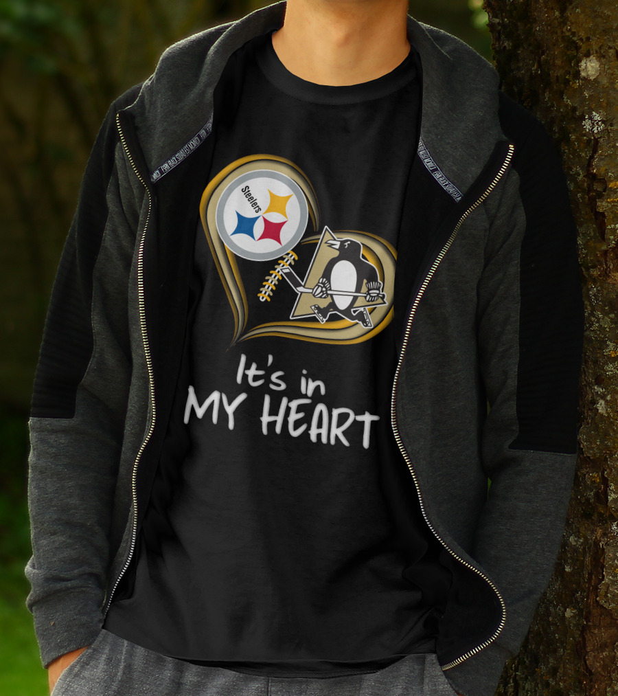 Steelers Penguins It's In My Heart T-Shirt