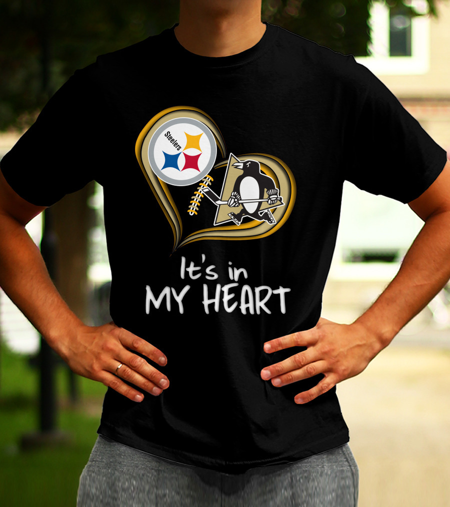 Steelers Penguins It's In My Heart T-Shirt