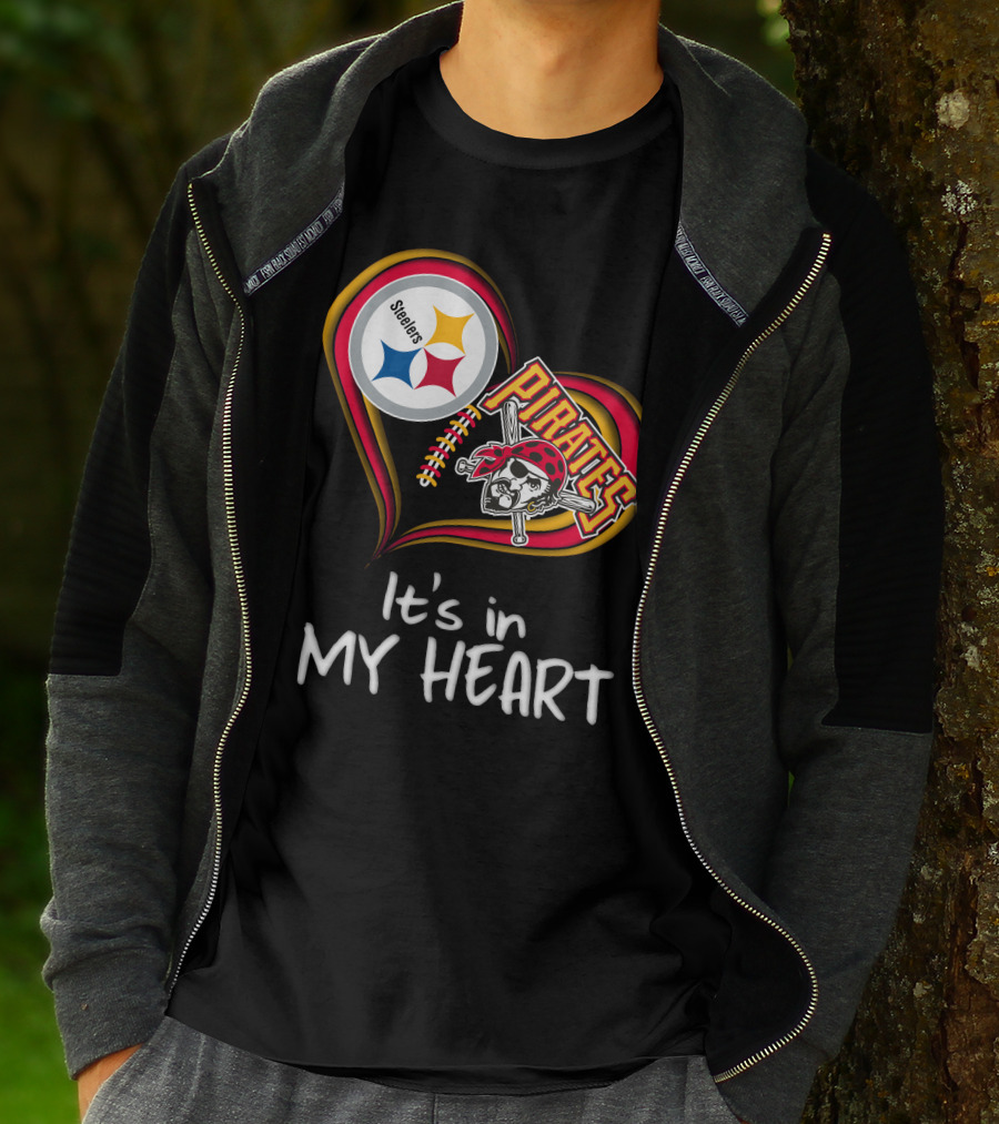 Steelers Pirates It's In My Heart T-Shirt