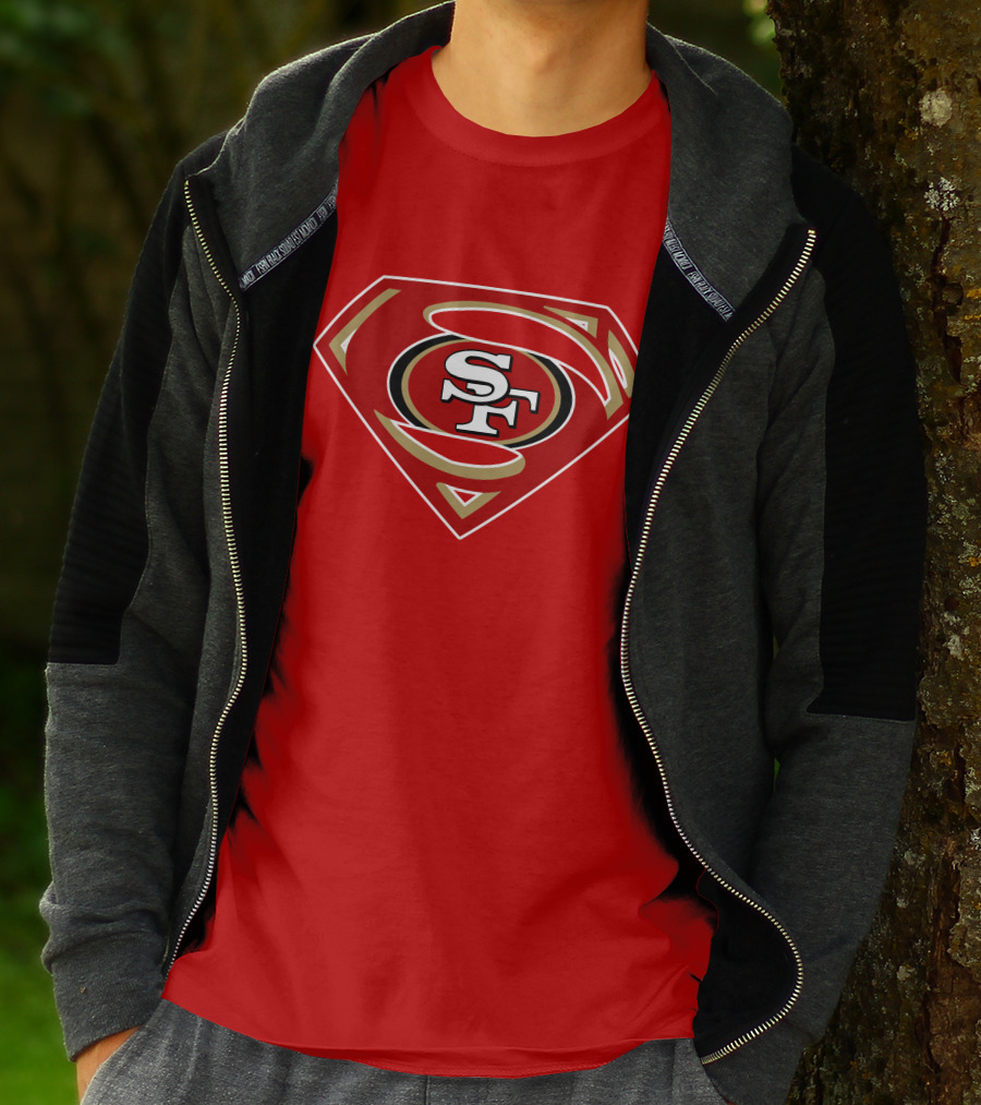 Sf 49ers Superhero T-Shirt