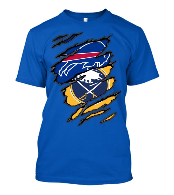 Buffalo Bills Sabres Dual Fan T-Shirt
