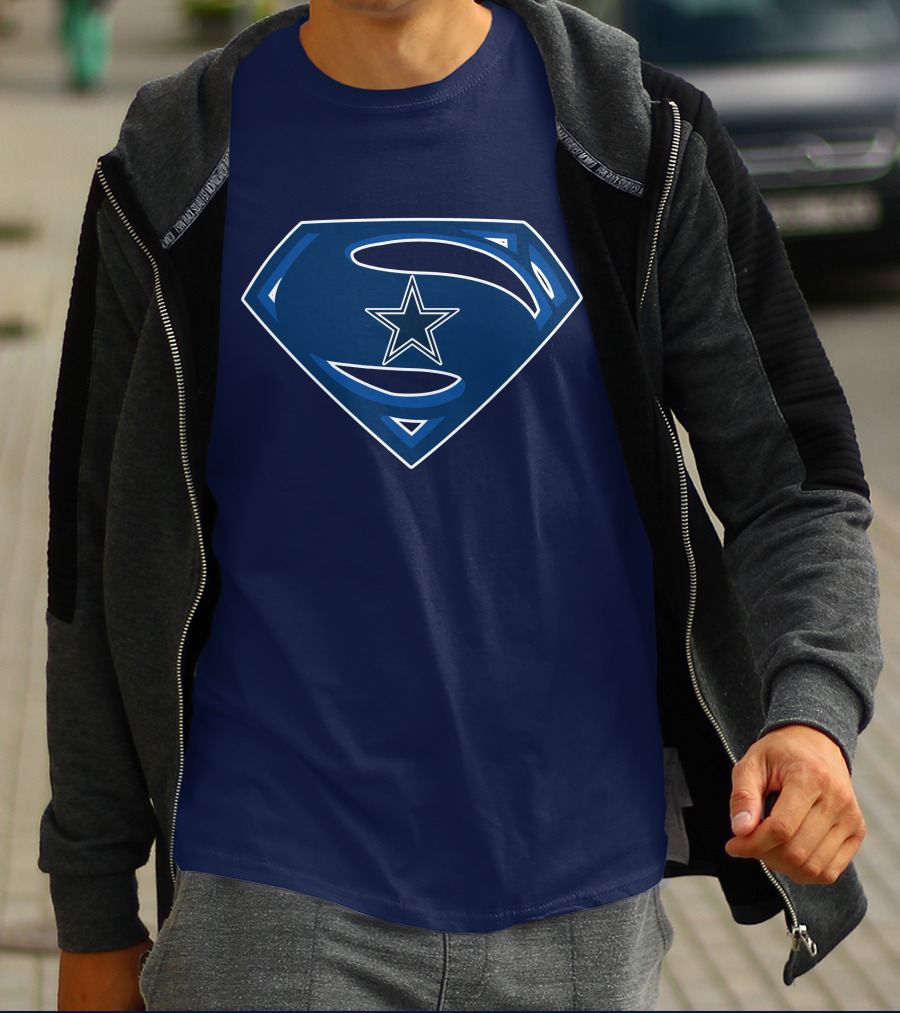 Cowboys Super Man Star Icon T-Shirt