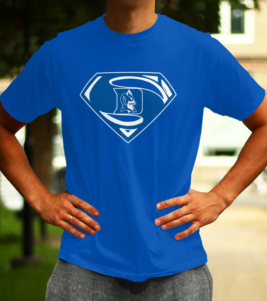 Duke Blue Devils Superman Logo Mashup T-Shirt