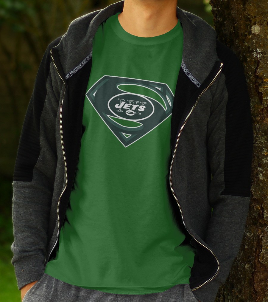 Jets Nfl Super Hero Symbol T-Shirt
