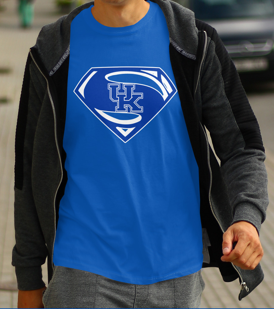 UK Superman Sports Logo Kentucky T-Shirt