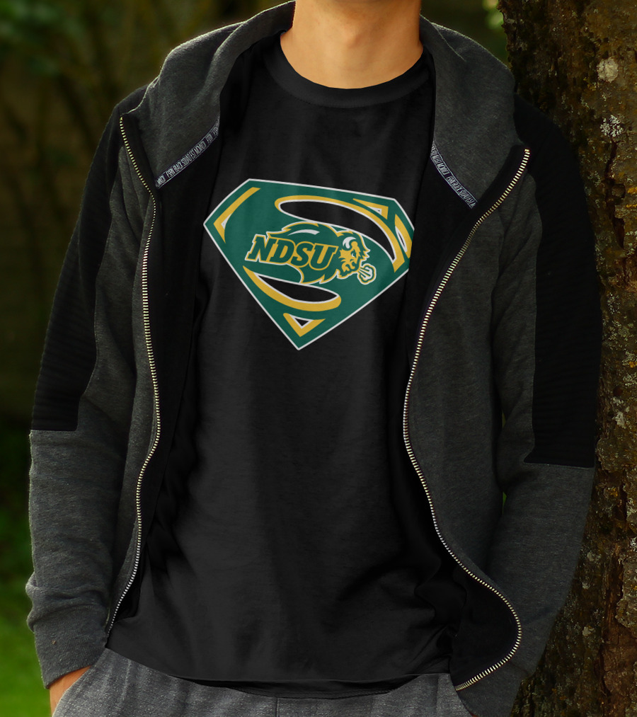 NDSU Bison Superman Shield T-Shirt