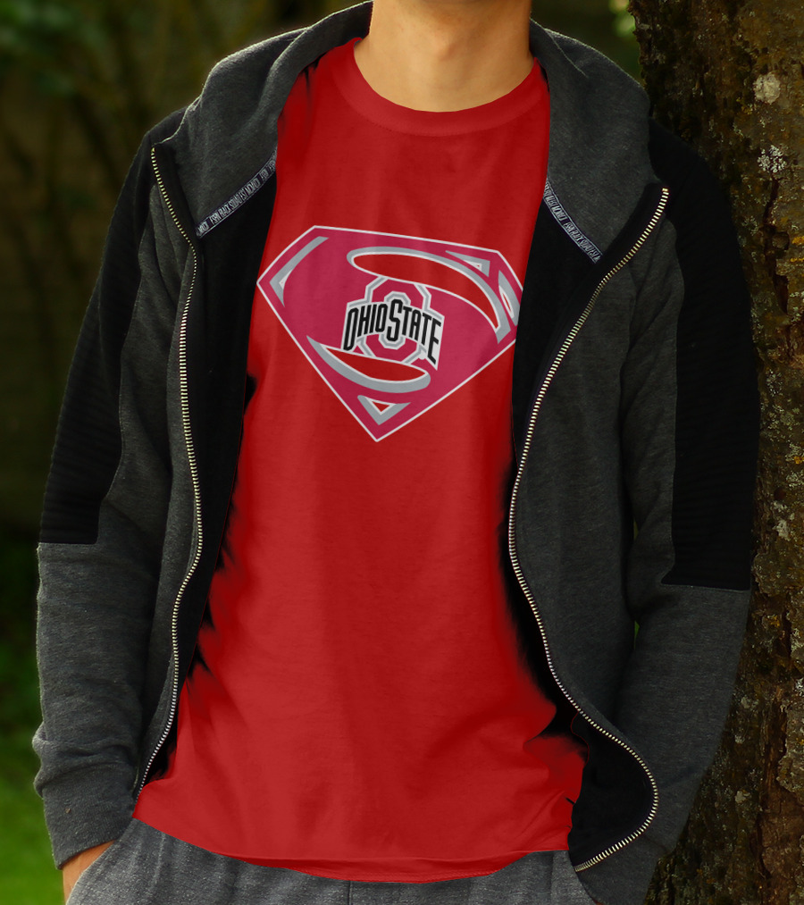 Ohio State Logo Red Shield T-Shirt