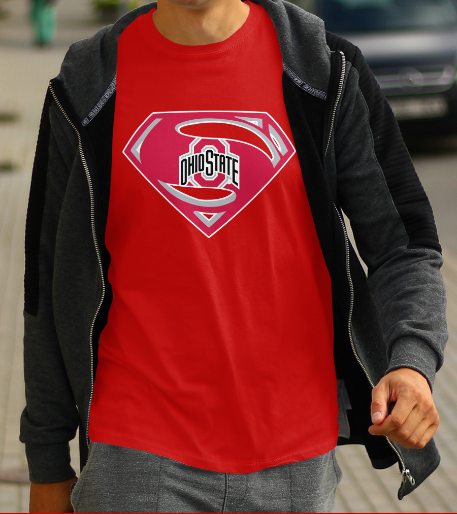 Ohio State Logo Red Shield T-Shirt