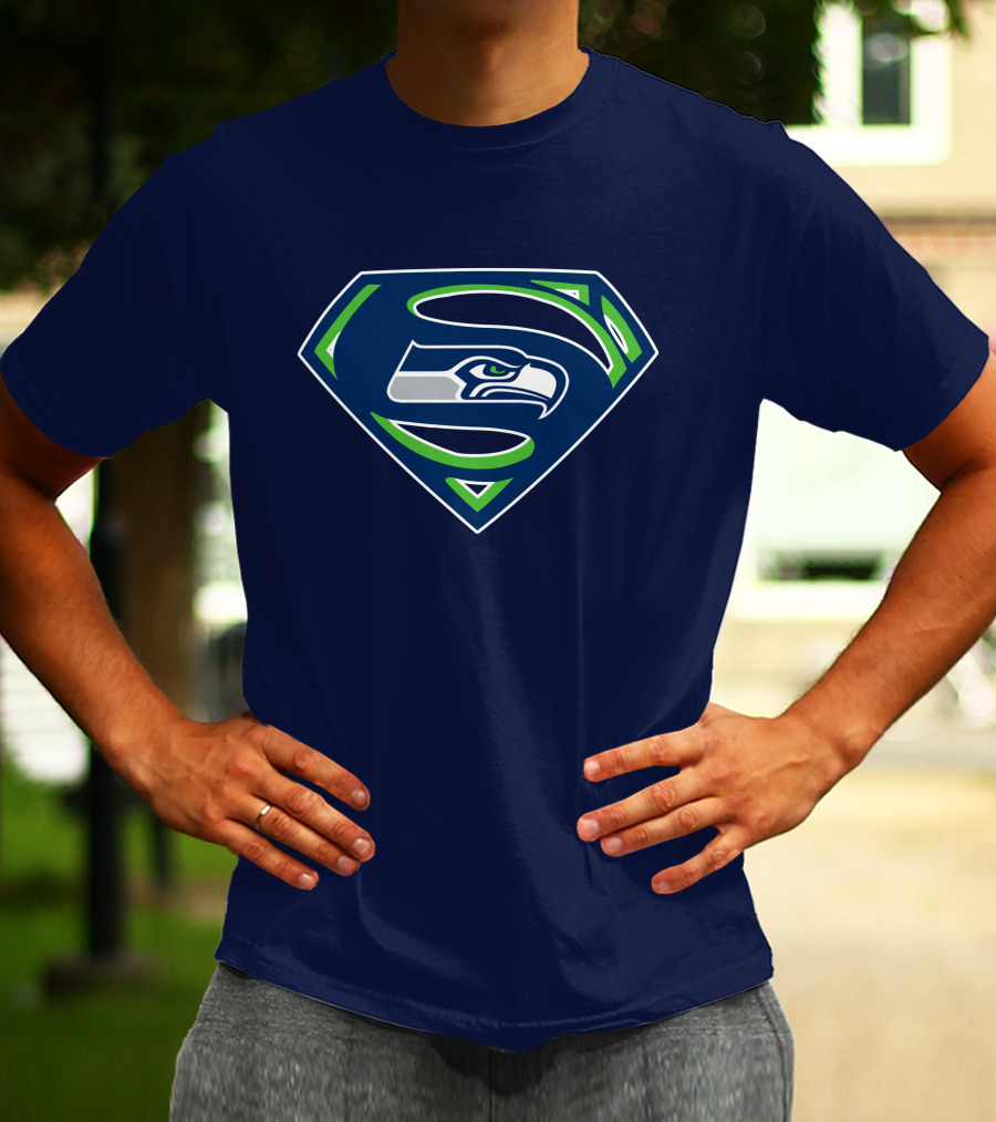 Seattle Seahawks Super Symbol Combination T-Shirt