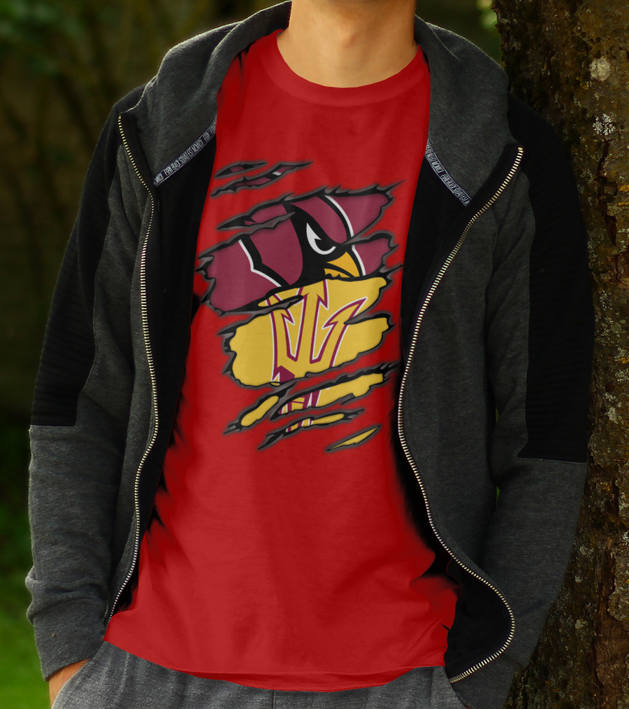 Arizona Cardinals State Sun Devils Fusion T-Shirt