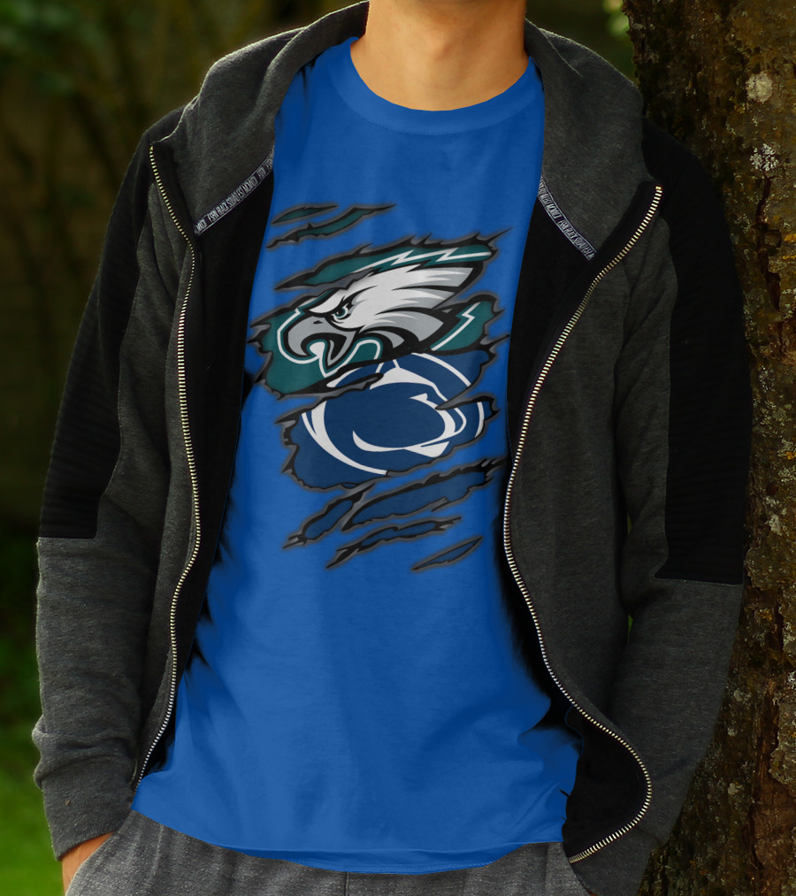 Eagles Penn State Logo Claw T-Shirt