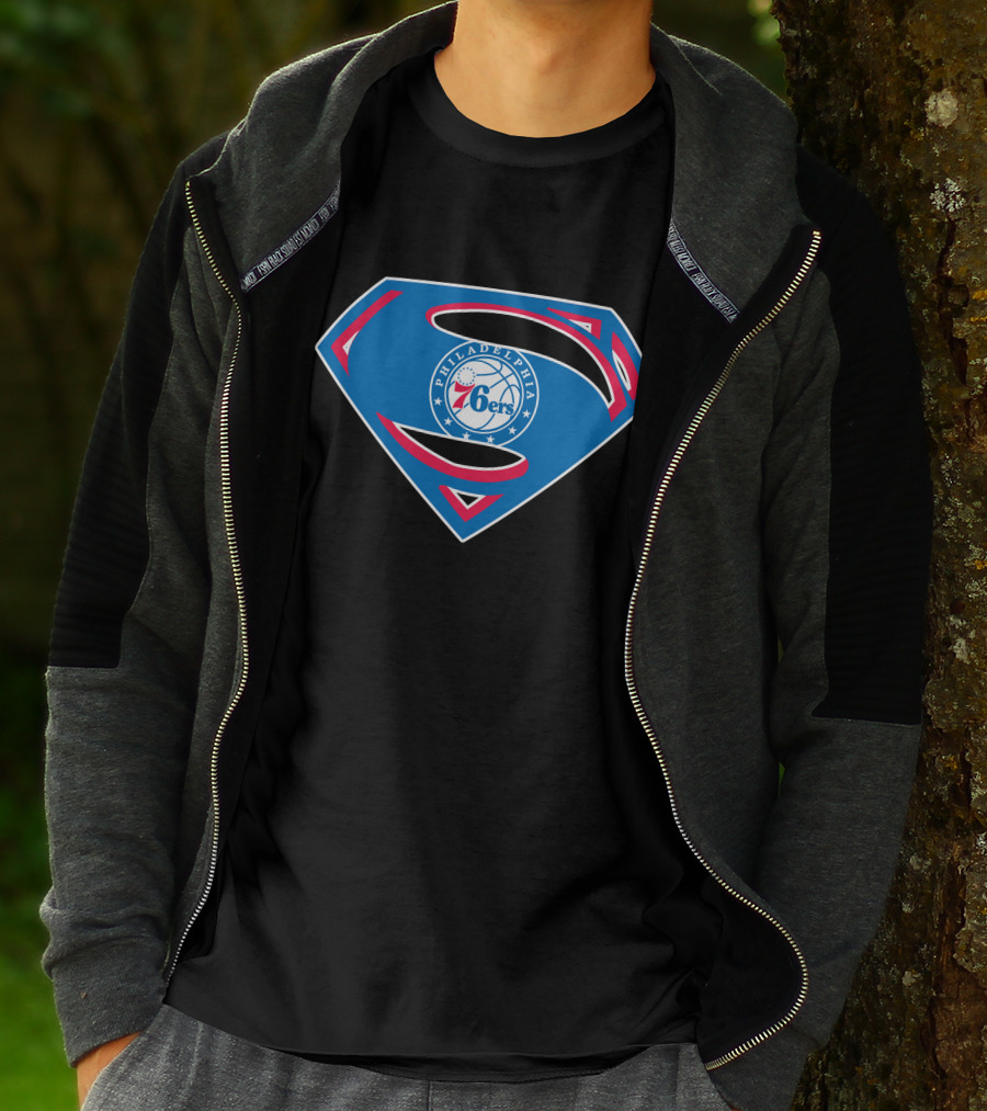 Philadelphia 76ers Superman T-Shirt
