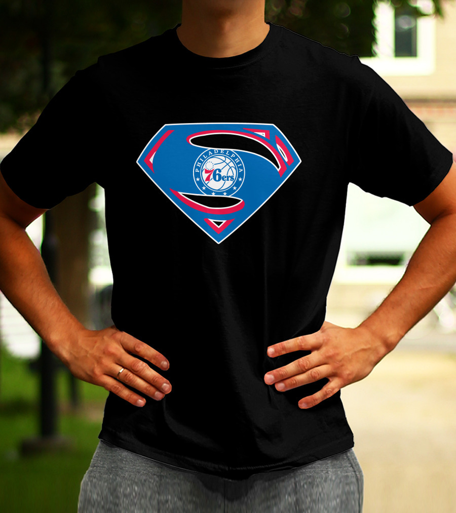 Philadelphia 76ers Superman T-Shirt