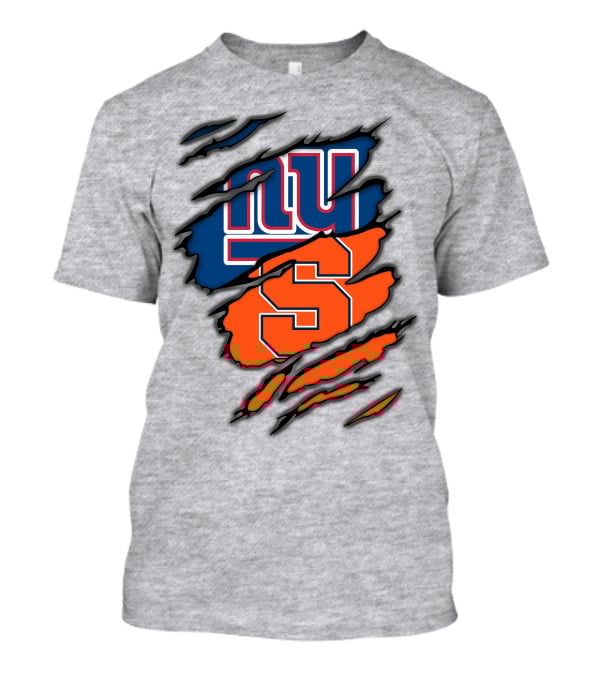 New York Giants Syracuse Crossover Logo Integration T-Shirt