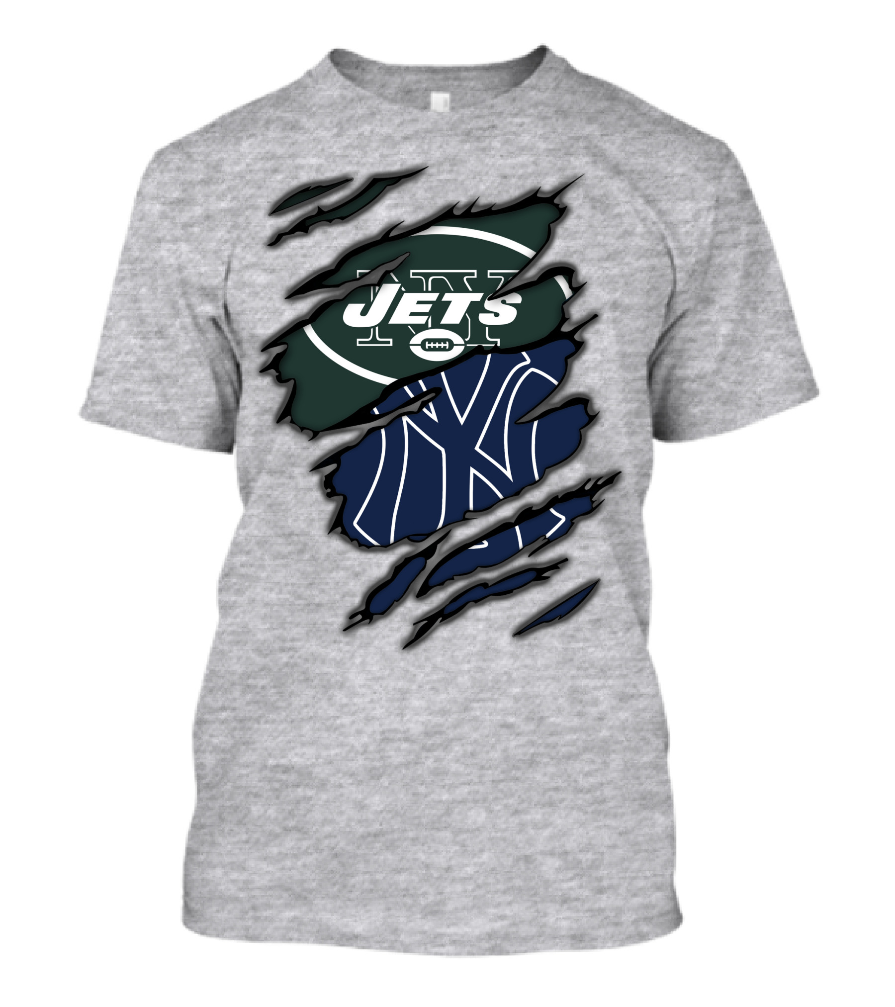 Jets Yankees Ny Football Baseball Logos T-Shirt