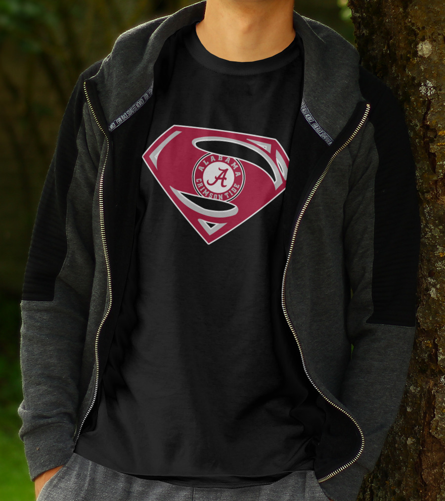 Alabama Crimson Tide Superman T-Shirt