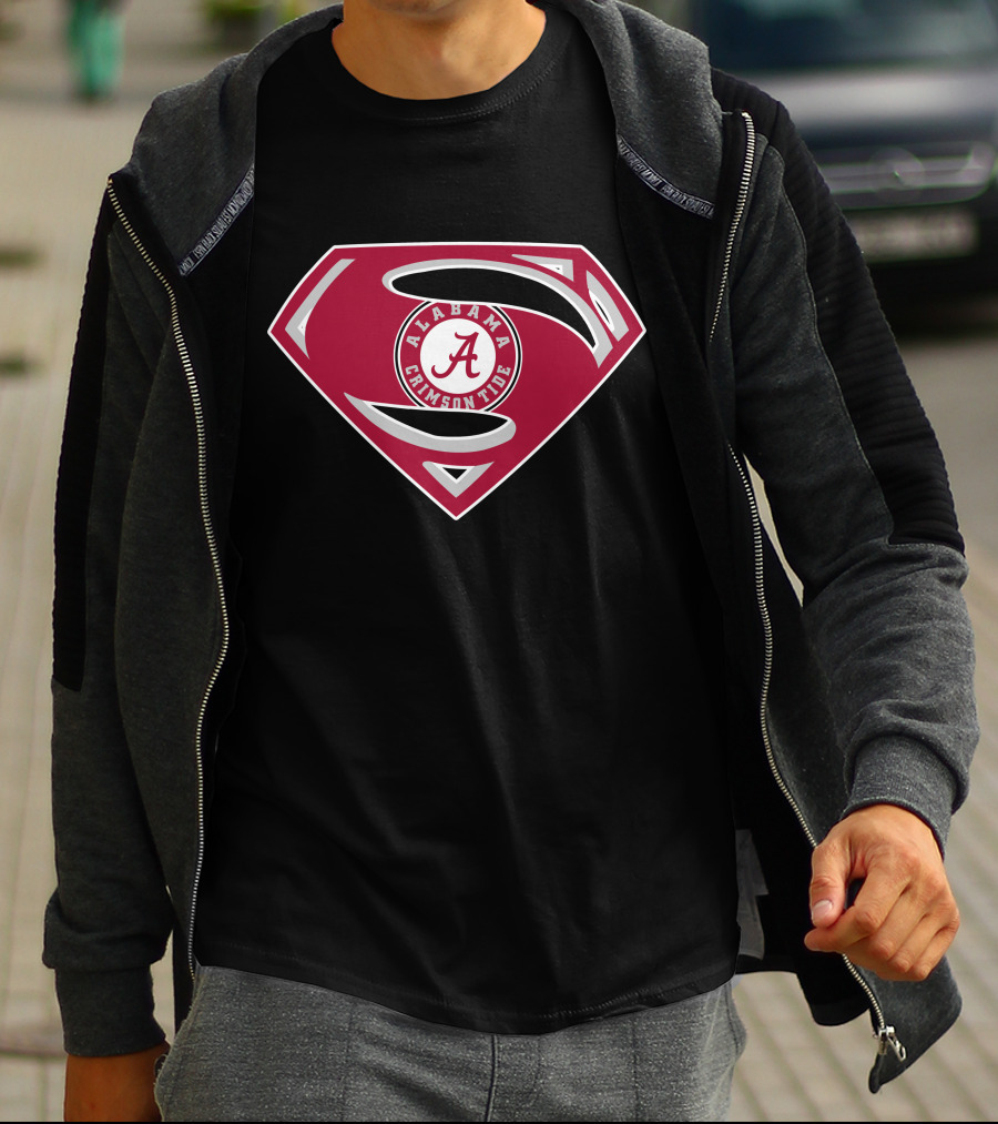 Alabama Crimson Tide Superman T-Shirt