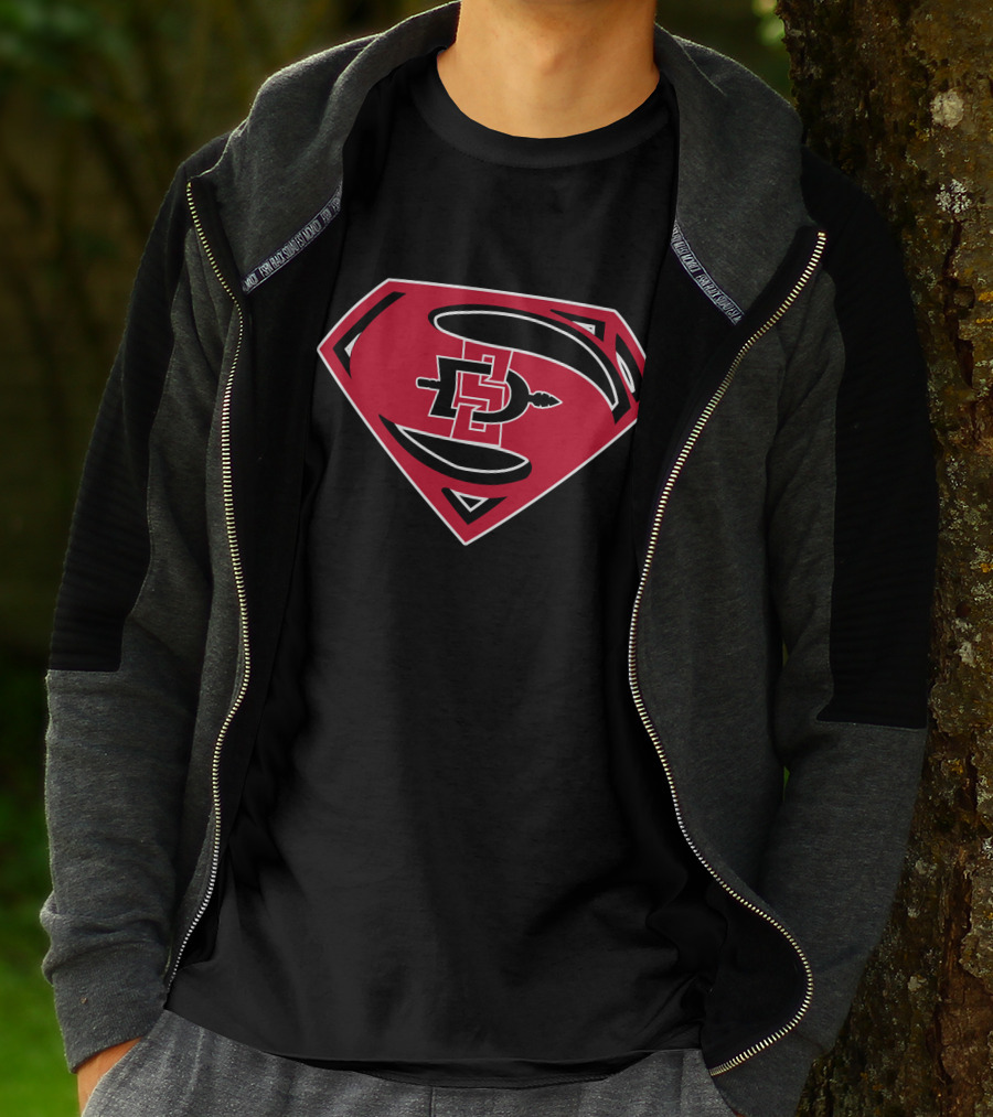 San Diego State Aztecs Superman T-Shirt