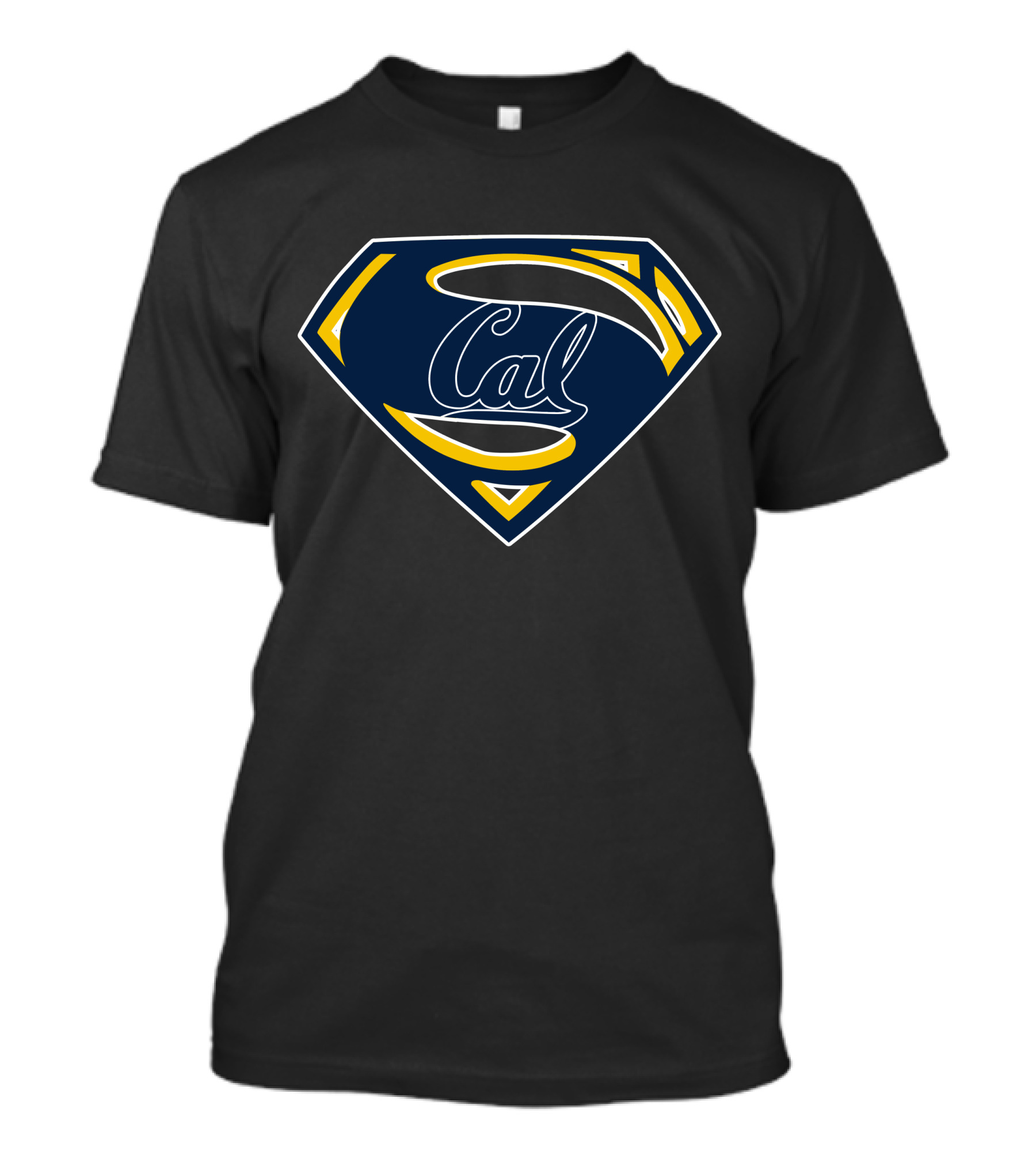 Superman Cal Berkeley Logo Blue And Gold Shield T-Shirt